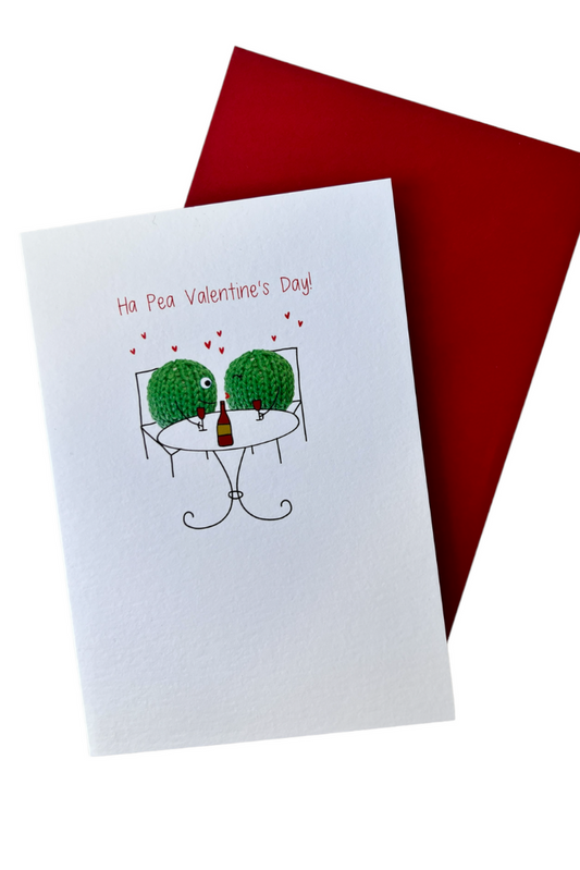 We're Two Peas In A Pod Valentine's Card