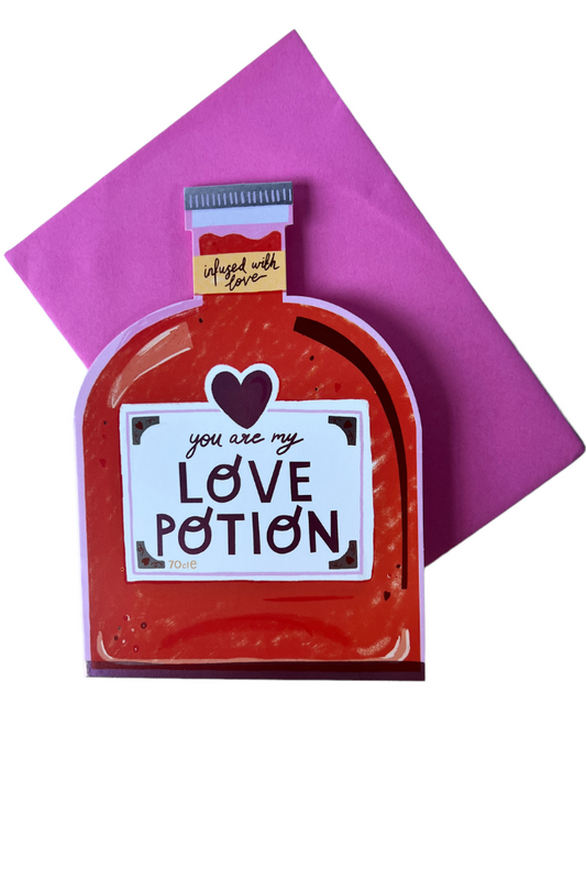 You Are My Love Potion Valentine's Card