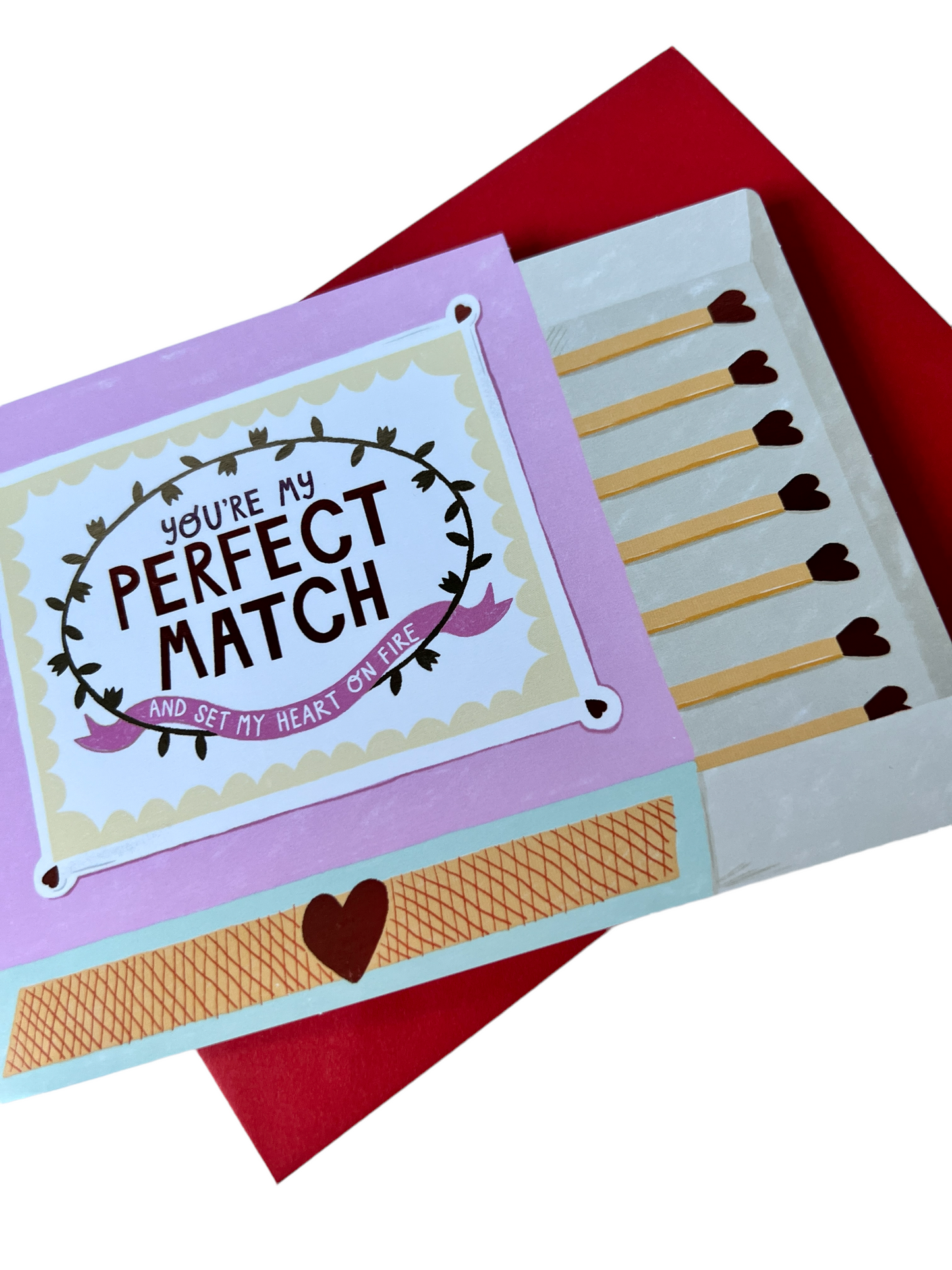 You're My Perfect Match Valentine's Card