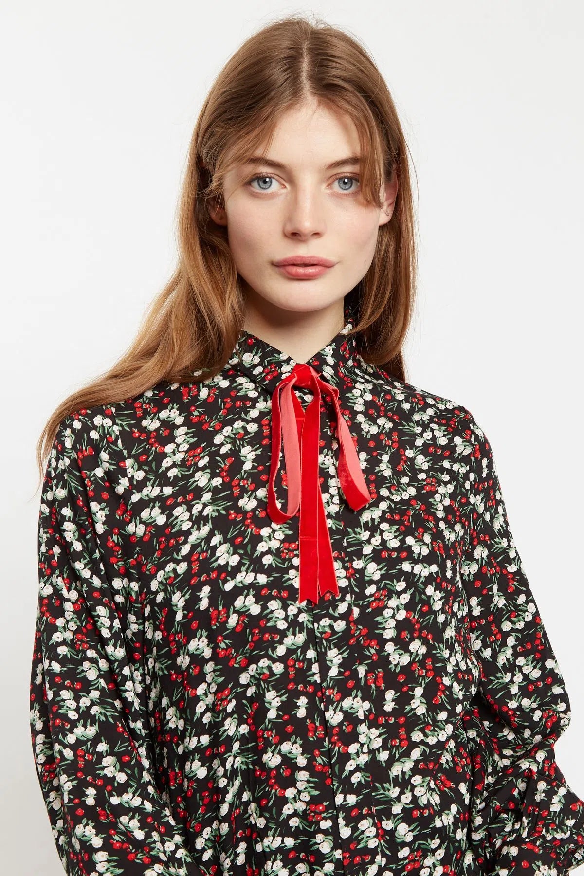 Louche Byron Jolly Ditsy Print Long Sleeve Shirt